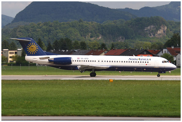 Trade Air (Sun Adria) / Fokker 100 / 9A-BTD / 08.08.2006 / © Berni Müller