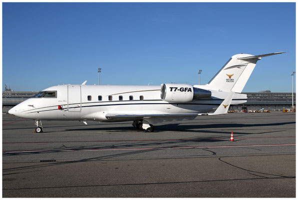 Golden Falcon Aviation / Challenger 601 / T7-GFA / 29.01.2018 / © Martin Hackl
