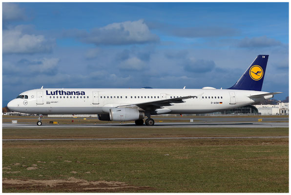 Lufthansa / Airbus A321-200 / A321-200 / D-AISW / 12.02.2023 / © Berni Müller