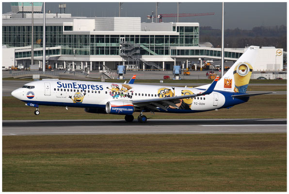 Sun Express / Boeing 737-800 WL / TC-SOH / 23.11.2017 / © Martin Hackl