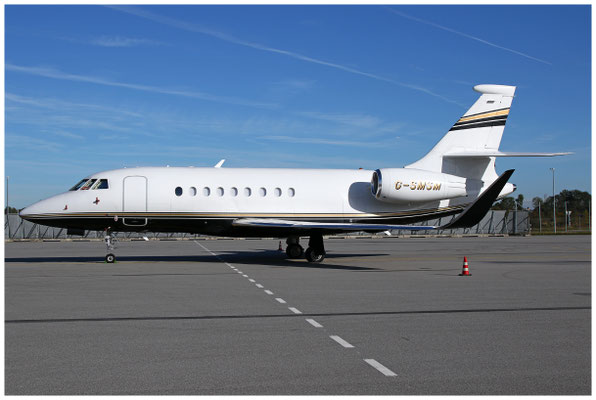 Luxaviation UK / Falcon 2000 LX / G-SMSM / 16.10.2024 / © Martin Hackl