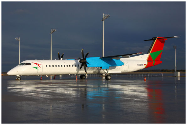 Blue Bird Aviation (Augsburg Airways) / DHC-8-400 / 5Y-VVO (D-ADHE) / 09.04.2013 / © Martin Hackl
