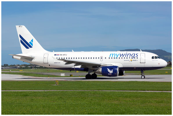 myWings (Trade Air) / Airbus A319-100 / 9A-BTJ / 13.09.2022 / © Berni Müller