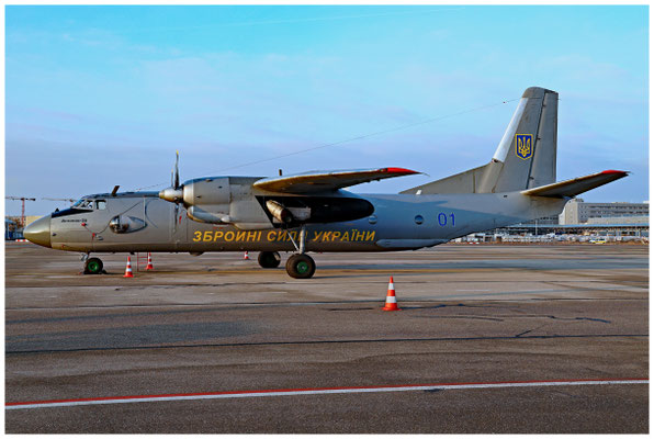 Ukraine Air Force / Antonov AN-26 / 01-BLUE / 15.02.2025 / © Martin Hackl