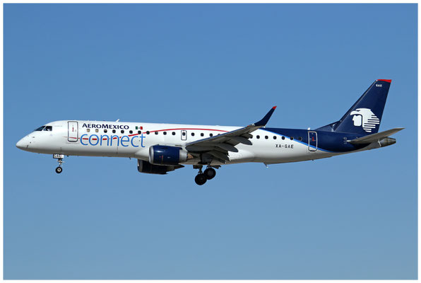 Aerolitoral (AeroMexico Connect) / ERJ-190-100 / XA-GAE / 03.11.2019 / © Martin Hackl