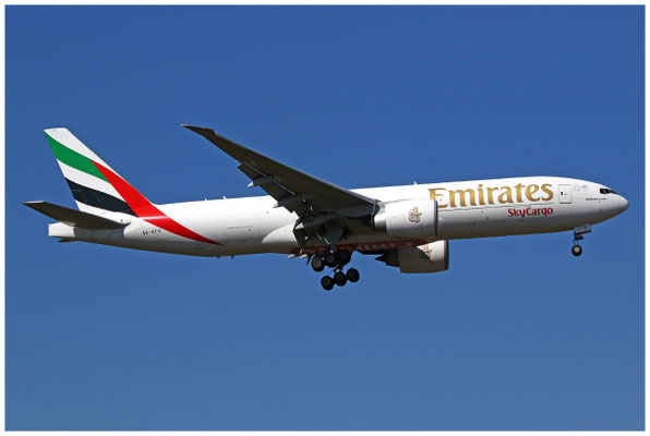 Emirates SkyCargo / Boeing 777 F / A6-EFO / 01.04.2020 / © Martin Hackl