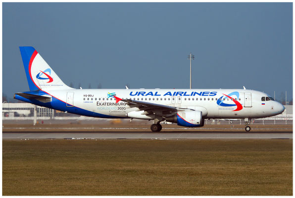 Ural Airlines / Airbus A320-200 / VQ-BDJ / 01.02.2014 / © Berni Müller