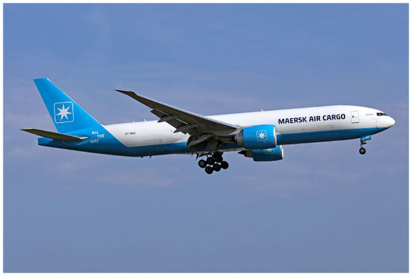 Maersk Air Cargo / Boeing 777 F / OY-MAD / 14.08.2025 / © Martin Hackl