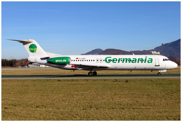 Germania / Fokker 100 / D-AGPP / 16.01.2005 / © Berni Müller