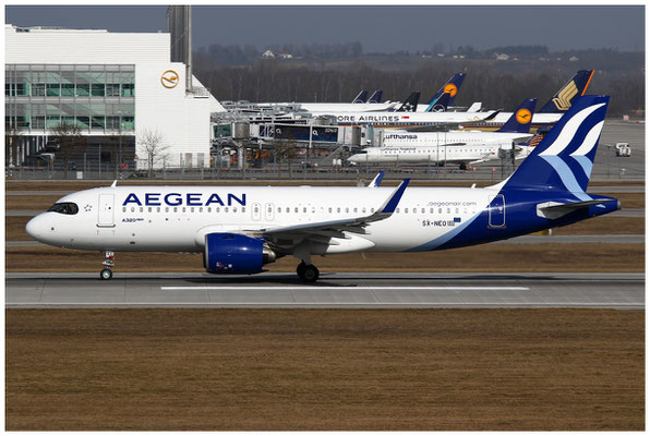 Aegean Airlines / Airbus A320-200 N / SX-NEO / 26.02.2021 / © Martin Hackl