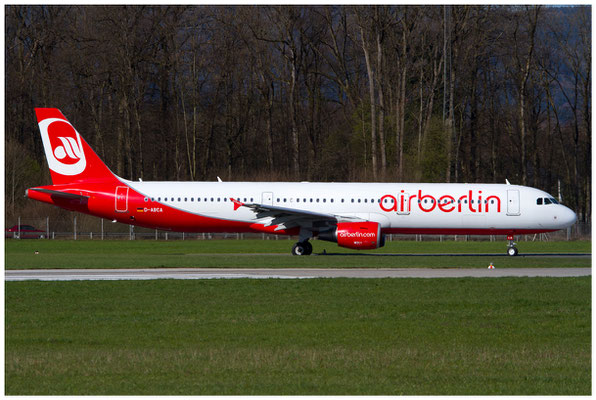 Air Berlin / Airbus A321-200 / D-ABCA / 29.03.2014 / © Berni Müller 