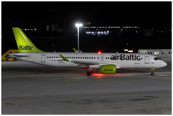 Air Baltic / Airbus A220-300 / YL-AAT / 25.01.2025 / © Berni Müller
