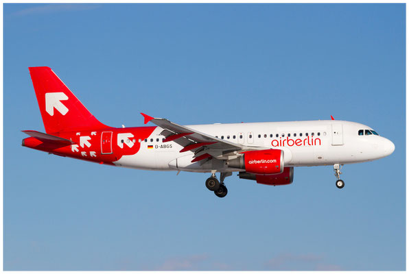 Air Berlin / Airbus A319-100 / D-ABGS / 31.01.2015 / © Berni Müller