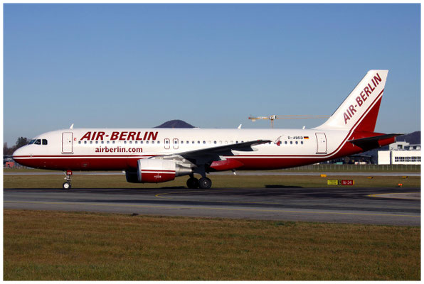 Air Berlin / Airbus A320-200 / D-ABBD / 26.12.2009 / © Berni Müller