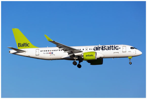 Air Baltic / Airbus A220-300 / YL-CSH / 08.02.2020 / © Berni Müller
