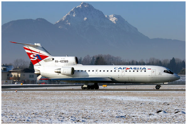 Saratov Airlines / Yakovlev Yak-42D / RA-42389 / 10.01.2009 / © Berni Müller