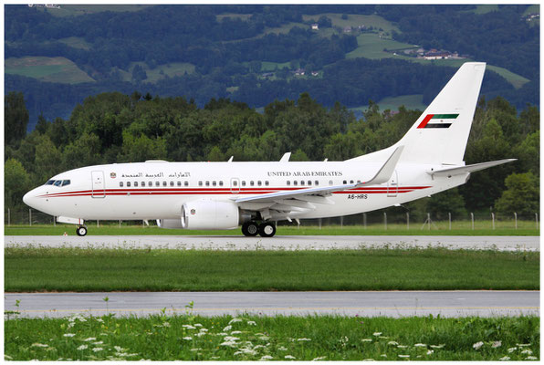 Dubai Air Wing / Boeing 737-800-BBJ1 / A6-HRS / 25.07.2011 / © Berni Müller 