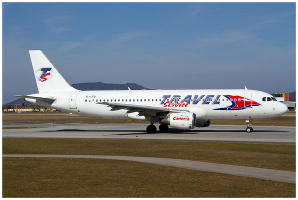 Travel Service / Airbus A320-200 / YL-LCD / 07.03.2015 / © Berni Müller