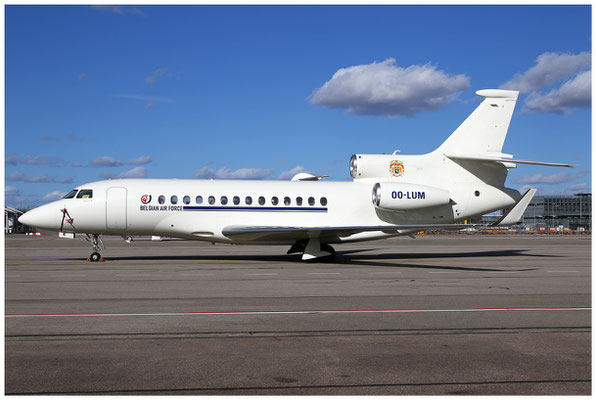 Luxaviation Belgium (Belgium Air Force) / Falcon 7X / OO-LUM / 19.02.2022 / © Martin Hackl