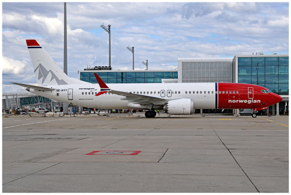 Norwegian Air Sweden / Boeing 737-8 Max / SE-RTT / 11.09.2025 / © Martin Hackl