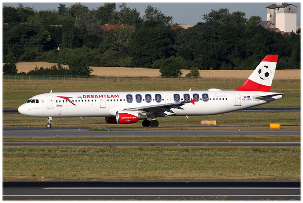 Austrian Airlines / Airbus A321-200 / OE-LBA / 12.07.2017 / © Martin Hackl