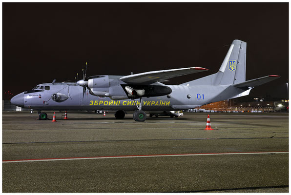 Ukraine Air Force / Antonov AN-26 / 01-BLUE / 14.02.2025 / © Martin Hackl