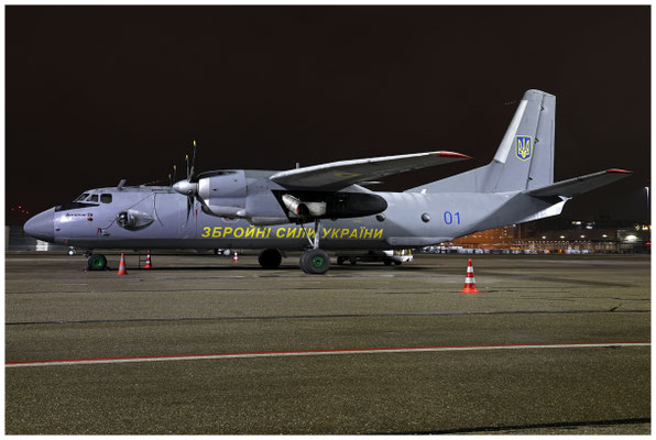 Ukraine Air Force / Antonov AN-26 / 01-BLUE / 14.02.2025 / © Martin Hackl