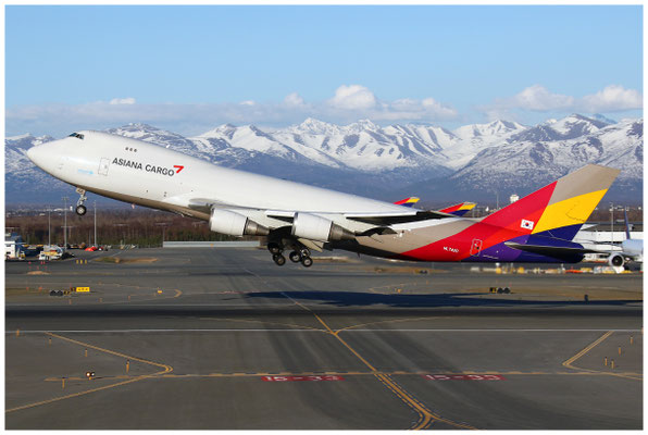 Asiana Airlines / Boeing 747-400 F / HL7420 / 28.04.2024 / © Martin Hackl