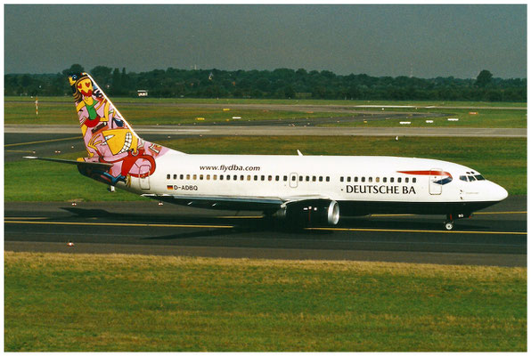 Deutsche BA / Boeing 737-300 / D-ADBQ / 00.08.2002 / © Martin Hackl