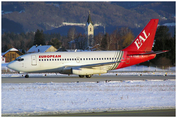 European Air Charter (EAL) / Boeing 737-200 / G-CEAD / 31.01.2004 / © Berni Müller
