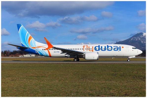FlyDubai / Boeing 737-8 MAX / A6-FPB / 12.02.2023 / © Berni Müller