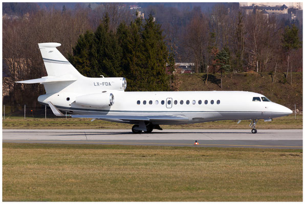 Global Jet / Falcon 7X / LX-FDA / 24.03.2018 / © Berni Müller
