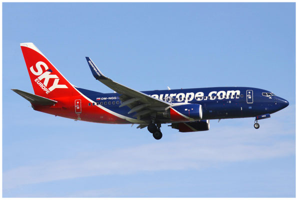 SkyEurope Airlines / Boeing 737-700WL / OM-NGG / 23.05.2009 / © Berni Müller