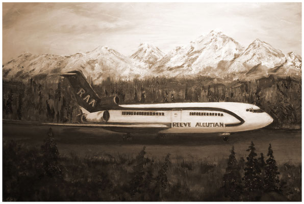 Alaskan Aviation Museum / Reeve Aleutian Airways / Boeing 727-22 C / 09.05.2016 / © Martin Hackl