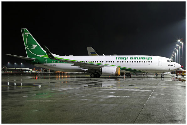 Iraqi Airways / Boeing 737-800 WL / YI-ASF / 17.02.2017 / © Martin Hackl