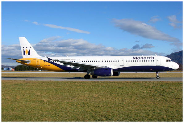 Monarch Airlines / Airbus A321-200 / G-OZBE / 13.01.2007 / © Berni Müller