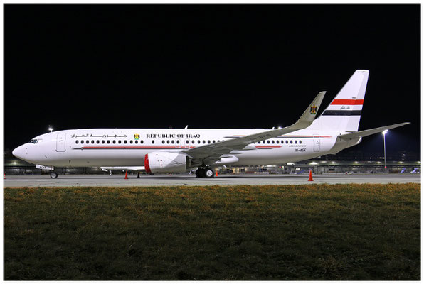 Iraqi Airways / Boeing 737-800 WL / YI-ASF / 18.01.2023 / © Martin Hackl