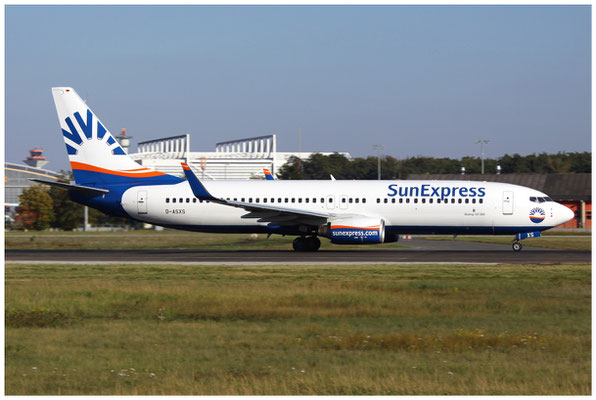 SunExpress Germany / Boeing 737-800WL / D-ASXS / 16.10.2011 / © Berni Müller