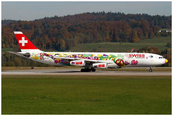 Swiss International Air Lines / Airbus A340-300 / HB-JMJ / 29.10.2010 / © Martin Hackl