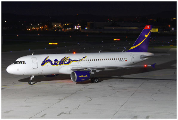 Hello / Airbus A320-200 / HB-JIZ / 24.05.2011 / © Berni Müller 