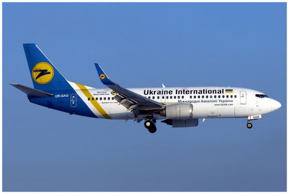 Ukraine International / Boeing 737-300WL / UR-GAQ / 03.01.2009 / © Berni Müller