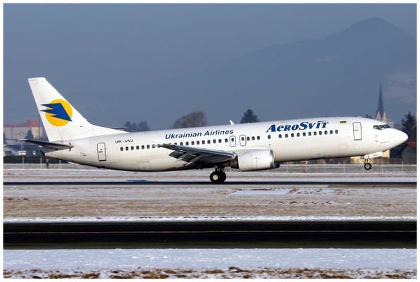 AeroSvit / Boeing 737-400 / UR-VVJ / 10.01.2009 / © Berni Müller