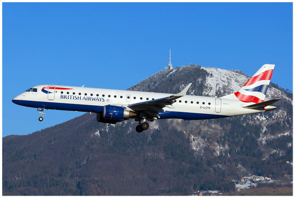 British Airways (CityFlyer) / Embraer ERJ-190-100SR / G-LCYK / 05.02.2022 / © Berni Müller