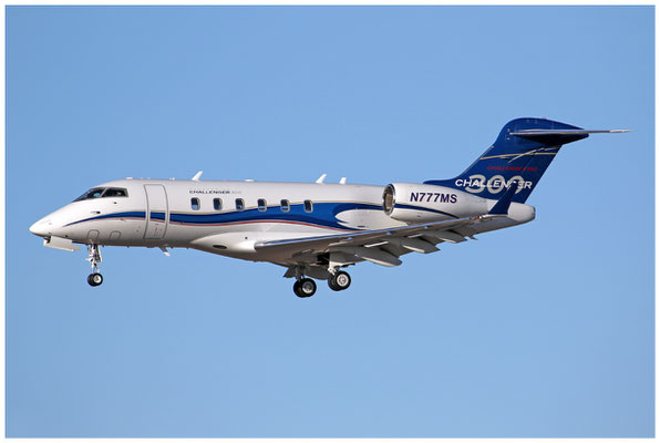 John R Miller Enterprises LLC / Challenger 300 / N777MS / 23.10.2019 / © Martin Hackl