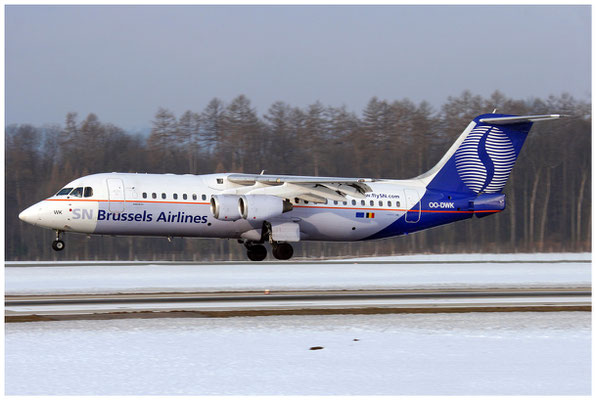 SN Brussels Airlines / Avro RJ100 / OO-DWK / 25.02.2006 / © Berni Müller