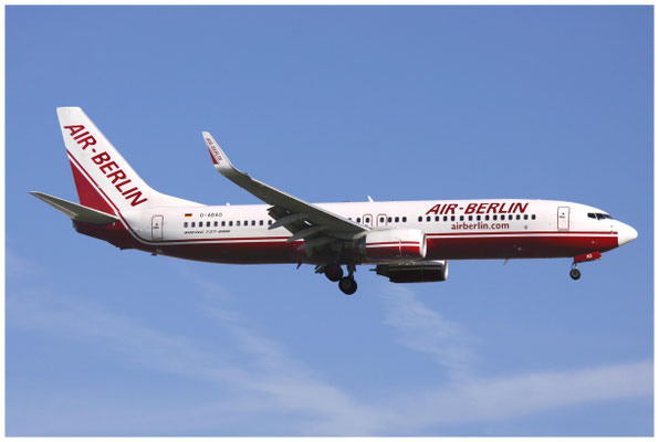 Air Berlin / Boeing 737-800WL / D-ABAO / 23.05.2009 / © Berni Müller