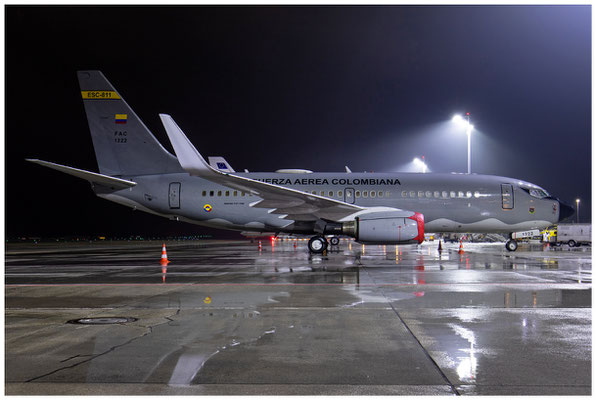 Fuerza Aerea Colombiana / Boeing 737-700 WL / FAC1222 / 17.02.2024 / © Martin Hackl