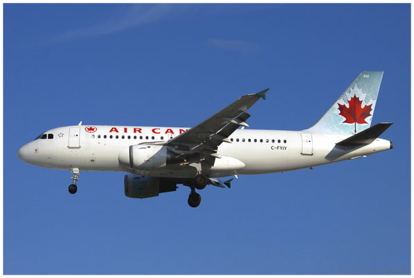 Air Canada / Airbus A319-100 /  C-FYIY / 23.08.2009 / © Berni Müller