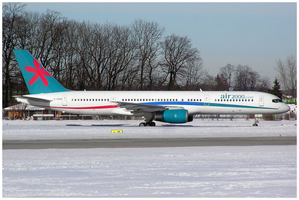 Air 2000 / Boeing 757-200 / G-OOOK / 31.01.2004 / © Berni Müller