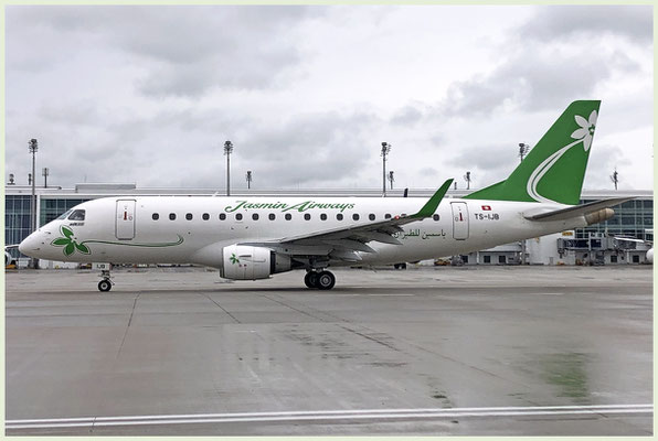 Jasmin Airways / ERJ-170-100 / TS-IJB / 19.06.2020 / © Martin Hackl